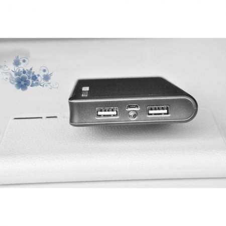 Fashion Wallet Pattern 12000mAh Mobile Power Bank for Smartphone Tablet PC