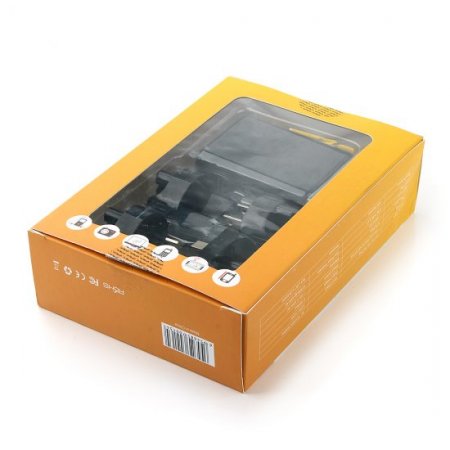 Le touch Power Bin Travel Charger 4 USB Port with Universal AC Plugs EU UK US AU- Black