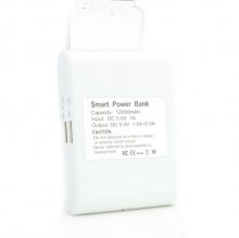 12000mAh Portable Mobile Power Bank White