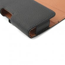 Magnetic Closure Protective Leather Case Cover for Hero V6888 Smartphone Black
