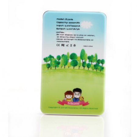 Cute Pattern 5000mAh Power Bank for Mobile Phone
