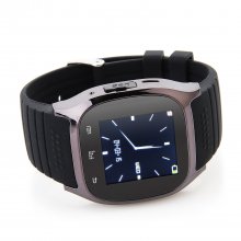 Rwatch M26S 1.44" IP57 Smart Bluetooth Watch with Mic Pedometer Push Messages Black