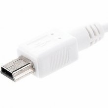 Mini USB 2.0 to Fast Ethernet Network Converter Adapter White