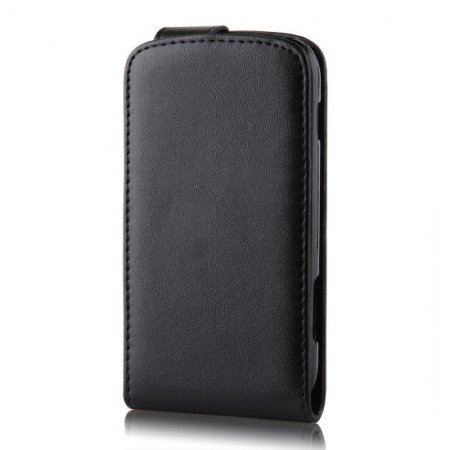 New Protective Leather Cover Case Pouch for Samsung S7562 Black