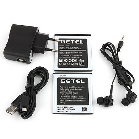 Tengda I9502 Smartphone Android 4.2 MTK6572 Dual Core 5.0 Inch GPS WiFi -Black