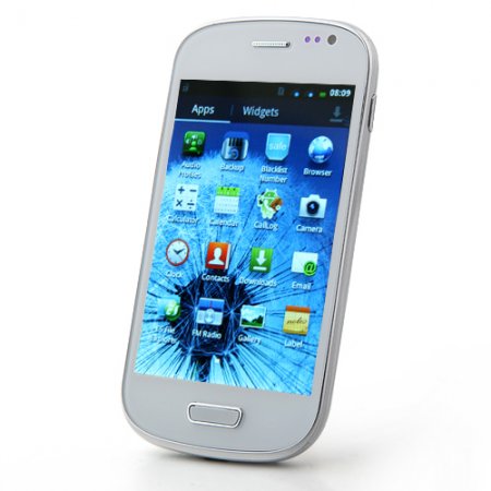 Mini I9300 Smartphone Android 2.3 SC8810 1.0GHz 4.0 Inch WiFi FM -White