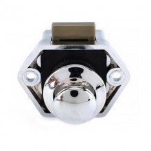 RV Caravan Small Push Button Single Sided Cupboard Door Lock