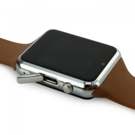 ZGPAX S79 Smart Watch Phone 1.54 Inch Touch Screen Bluetooth Camera FM Brown