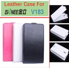 Leather Flip Cover Case Stand GIONEE V183 Smartphone White