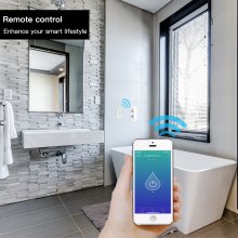 Tuya Smart Ceiling Fan Switch, Fan Control Timer, Remote Control, Support Tmall Genie/Alexa/GoogleHome, No Hub Needed,2-pack