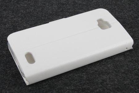 Protective PU Leather Flip Case for ZOPO ZP700 Smartphone White