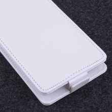 Leather Flip Cover Stand Case for Elephone G6 Smartphone White