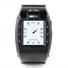 Tengda N388+ Watch Phone Quad Band Single SIM Card 1.3 Inch Bluetooth Camera FM Java