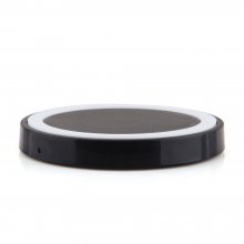 Q5 Portable Mini Wireless Charger Pad for Qi Compliant Devices White&Black