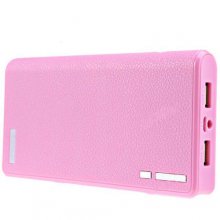 Fashion Wallet Pattern 20000mAh Mobile Power Bank for Smartphone Tablet PC