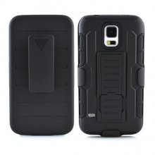 Cool Armour Pattern Shockproof Protective Stand Phone Case For Samsung Galaxy S5