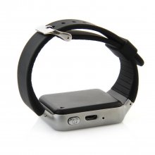 S39 Smart Watch Phone 1.54 Inch Touch Screen Bluetooth Camera FM Black+Silver