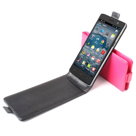 Fashion Leather Flip Case Cover for Neken N6 Smartphone 3-color