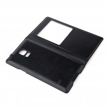 Protective Flip Cover Case for Samsung GALAXY S5 Smartphone Black