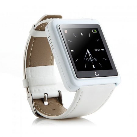 U Watch U10 Smart Bluetooth Watch 1.54" Screen for iOS & Android Smartphones White