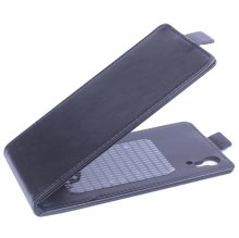 Leather Flip Cover Case Protect Case for Cubot X9 Smartphone Black