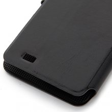 ZeroFire S-View Flip Cover Case for ZOPO C2 ZP980 ZP80+ Smartphone- Black