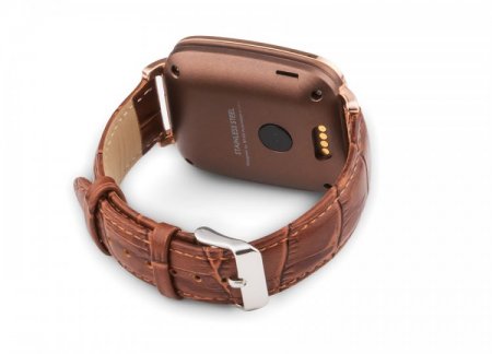 OUKITEL A28 Smart Bluetooth Watch 1.54 Inch IPS Heart Rate IP53 for iOS Android- Golden