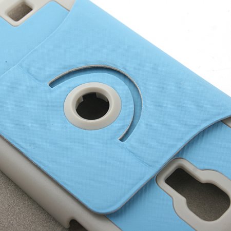 Leather Protective Rotation Stand Case for Samsung Galaxy S4