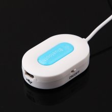 BM-E9 Bluetooth V3.0 Music Receiver Stereo Audio System Music Adapter White