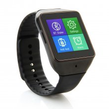 Atongm W006 Smart Bluetooth Watch 1.54 Inch Touch Screen with Mic - Black