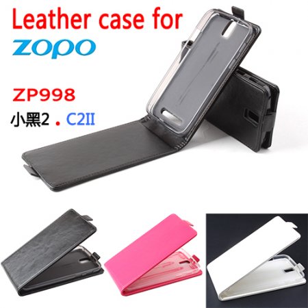 Protective Leather Flip Case Cover for ZOPO ZP998 Smartphone 3-Color