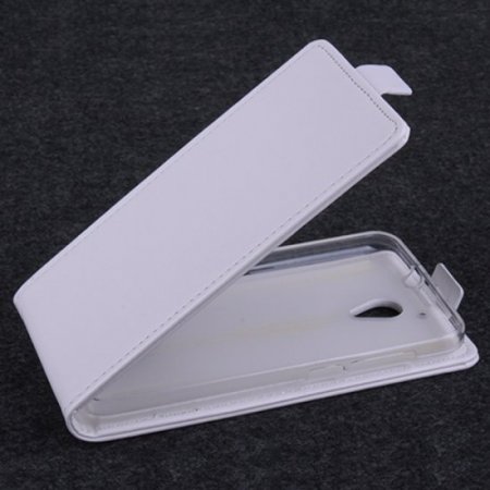 Leather Flip Cover Stand Case for ZOPO ZP320 Smartphone White