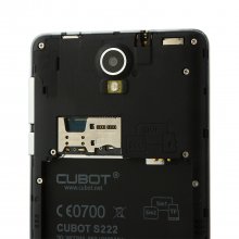 CUBOT S222 Slim Smartphone MTK6582 5.5 Inch HD OGS Screen 1GB 16GB Android 4.4 - Black