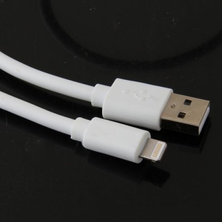 1.5 Meter High Speed USB Cable Charginig Cable for iPhone iPad iPod White