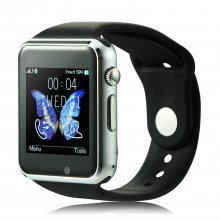 iCou I6 Smart Watch Phone 1.54 Inch Touch Screen Bluetooth Camera FM Black