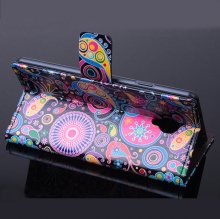 Fashion Painting Jellyfish Flip Cover Stand Case For Doogee DG550 Smartphone