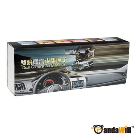 3.5" TFT Dual Camera HD Car Vehicle Blackbox DVR SD Card Slot TV Out hot deal