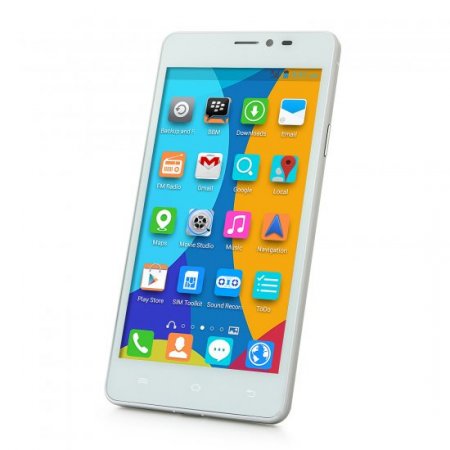 JIAKE V10 Smartphone Android 4.4 MTK6572W Dual Core 3G Smart Wake GPS 5.0 Inch - White