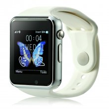 iCou I6 Smart Watch Phone 1.54 Inch Touch Screen Bluetooth Camera FM White