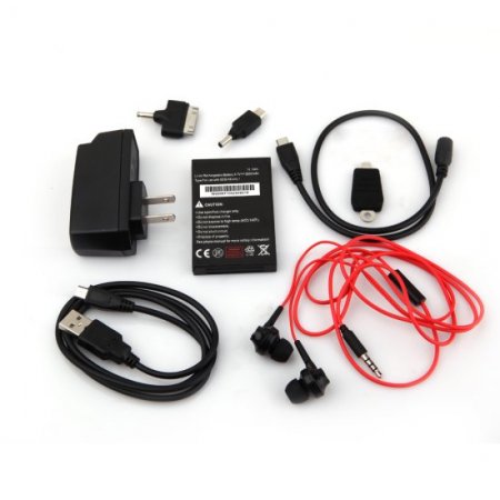 A8 Smartphone IP68 Android 4.2 MTK6572W SOS Power Bank 3000mAh Battery - Black