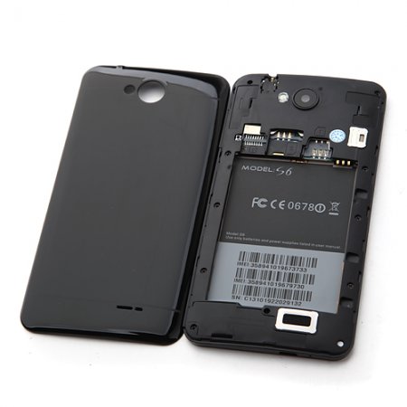 Used Star S6 Smartphone Android 4.2 MTK6589T 5.0 Inch HD OGS Screen OTG 3G- Black