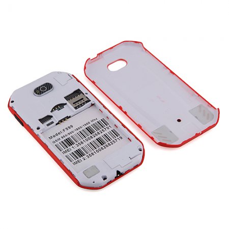 F599 Smartphone Android 2.3 MTK6515 3.4 Inch TFT Capacitive Screen - Red