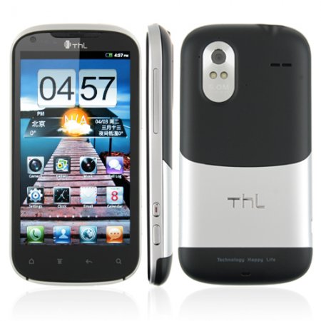 ThL V9 Smart Phone Android 4.0 OS MTK6575 1.0GHz 3G GPS WiFi 4.3 Inch QHD Screen- Black & Silver
