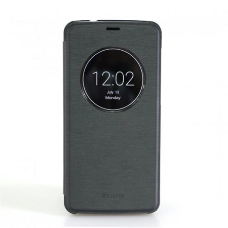 Original Protective Case S-view Flip Cover Case for ZOPO Speed 7 Smartphone Black