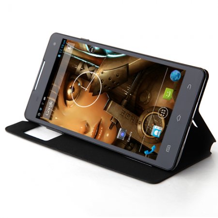 S8 Smartphone Android 4.2 MTK6589 Quad Core 6.0 Inch HD Screen 3G Gesture Sensing 1GB 16GB -White