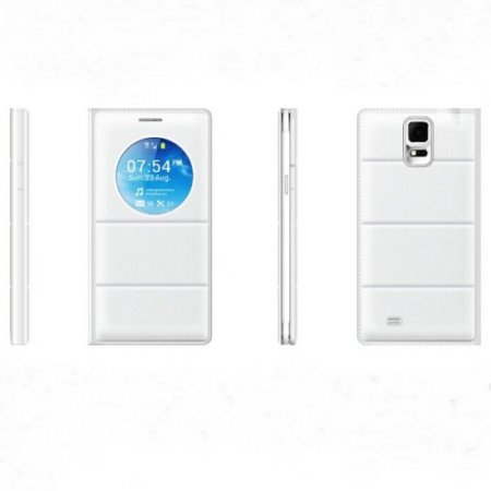 Original S-View Flip Cover Protective Case for Mstar M1 Smartphone- White