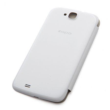 Original S-View Flip Cover Smart Sleep Mode Case for ZOPO ZP990 Captain S Smartphone- White