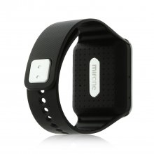 MIFone W15 2.5D Sapphire Glass Smart Bluetooth Watch 1.5" Screen TPSiV Safe Strap Black