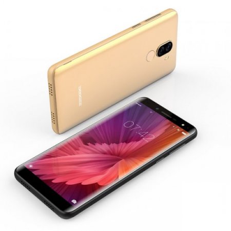 DOOGEE X60L 2GB RAM 16GB ROM MTK6737V 1.3GHz Quad Core 5.5 Inch 2.5D Screen Dual Camera Android 7.0 4G LTE Smartphone