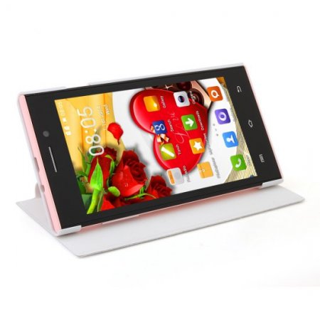 Used Tengda M3 Smartphone Android 4.0 SC6825 Dual Core 1.2GHz 5.0 Inch WiFi Pink